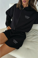 Studio leisure black bubble printed shorts